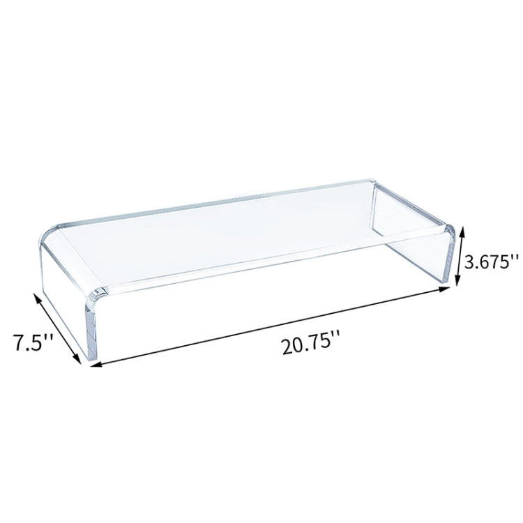 SYC0043 2 PCS Computer Monitor Desktop Increased Acrylic Base - Laptop Stand by PMC Jewellery | Online Shopping South Africa | PMC Jewellery | Buy Now Pay Later Mobicred