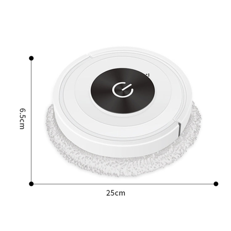 K777 Automatic Smart Sweeping Machine Dry Wet Two-Purpose Mopping Machine Imitation Artificial Rubber(Piano Black) - Robot Vacuum Cleaner by PMC TechLife | Online Shopping South Africa | PMC TechLife | Buy Now Pay Later Mobicred