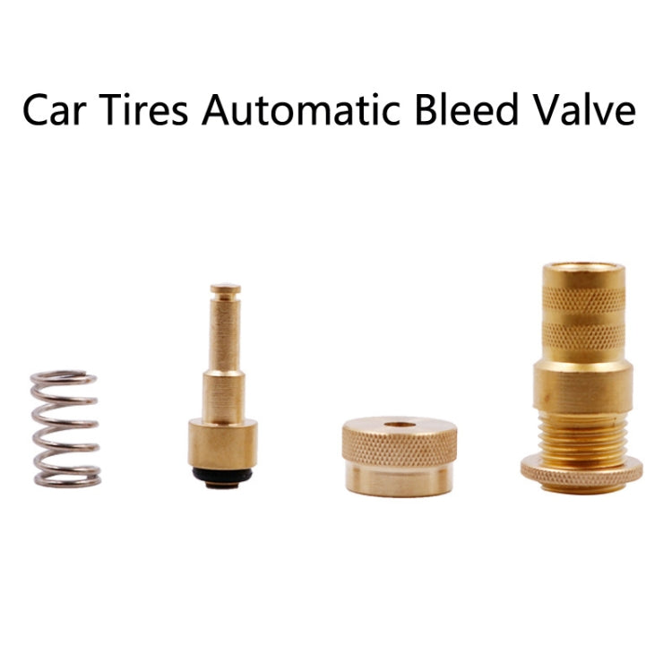 4 PCS / Set 082 SUV Car Tires Automatic Bleed Valve(Yellow) - Tire Valve Caps by PMC Jewellery | Online Shopping South Africa | PMC Jewellery | Buy Now Pay Later Mobicred