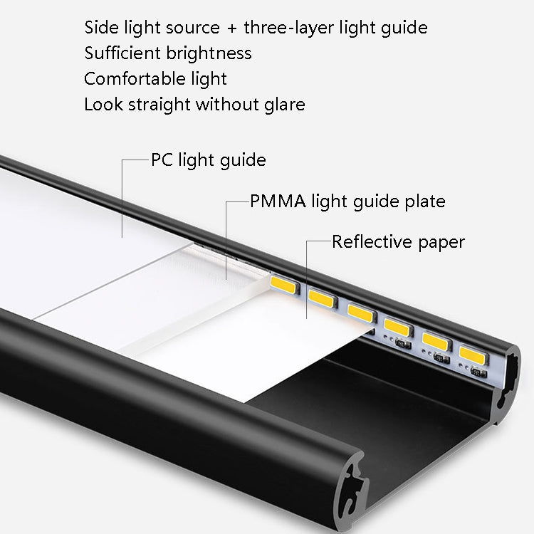 Intelligent Automatic Human Body Induction Wireless LED Lamp 20cm(Black + Warm Light) - Sensor LED Lights by PMc TechLife | Online Shopping South Africa | PMc TechLife | Buy Now Pay Later Mobicred
