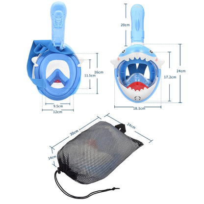 Cartoon Kids Full Dry Diving Mask Swimming Anti-Fog Snorkeling Mask, Size: XS(Dinosaur) - Diving Mask by PMC Jewellery | Online Shopping South Africa | PMC Jewellery | Buy Now Pay Later Mobicred