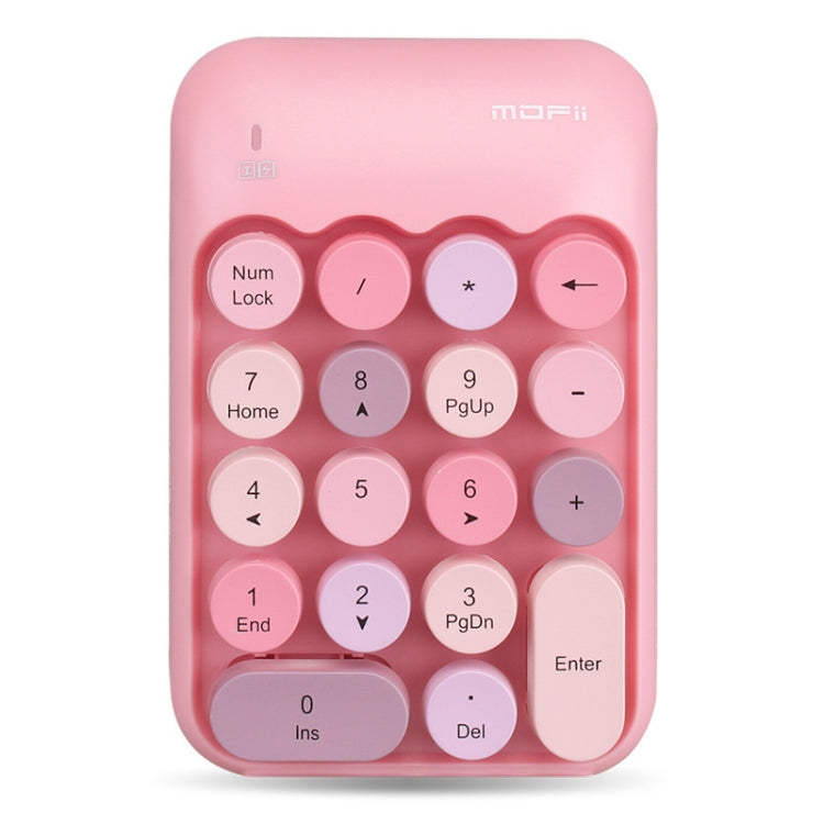 MOFii X910 2.4G 18 Keys 1600 DPI Wireless Numeric  Keypad(Pink) - Wireless Keyboard by MOFii | Online Shopping South Africa | PMC Jewellery | Buy Now Pay Later Mobicred