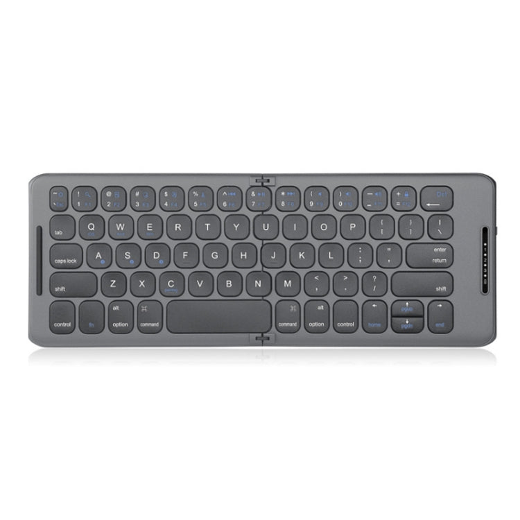 B088 65 Keys Portable Folding Bluetooth Keyboard(Pearley Gray) - Wireless Keyboard by PMC Jewellery | Online Shopping South Africa | PMC Jewellery | Buy Now Pay Later Mobicred