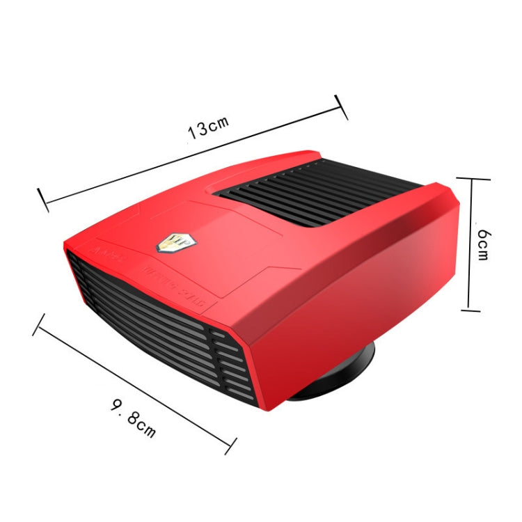 8265 Vehicle-Mounted Cooling And Heating Fan Defogger(24V Red) - Heating & Fans by PMC Jewellery | Online Shopping South Africa | PMC Jewellery | Buy Now Pay Later Mobicred