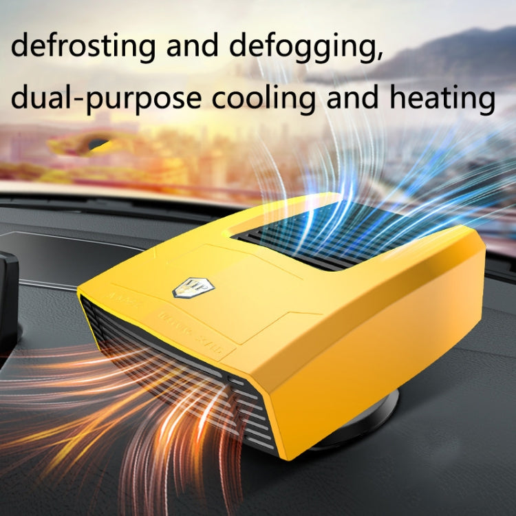 8265 Vehicle-Mounted Cooling And Heating Fan Defogger(24V Yellow) - Heating & Fans by PMC Jewellery | Online Shopping South Africa | PMC Jewellery | Buy Now Pay Later Mobicred