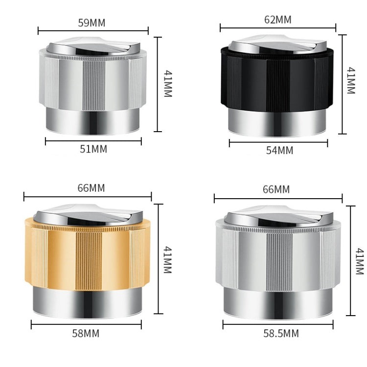 YK33258 Stainless Steel Double-Ended Coffee Cloth Dispenser, Size: 58.5mm(Golden Multilateral Type) - free shipping - PMC TechLife - Order now!
