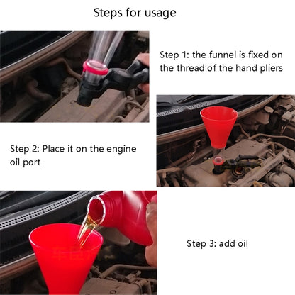 Car Plus Oil Funnel Tool Oil Filling Machine, Specification: B Version - Engine Repair Tools by PMC Jewellery | Online Shopping South Africa | PMC Jewellery | Buy Now Pay Later Mobicred