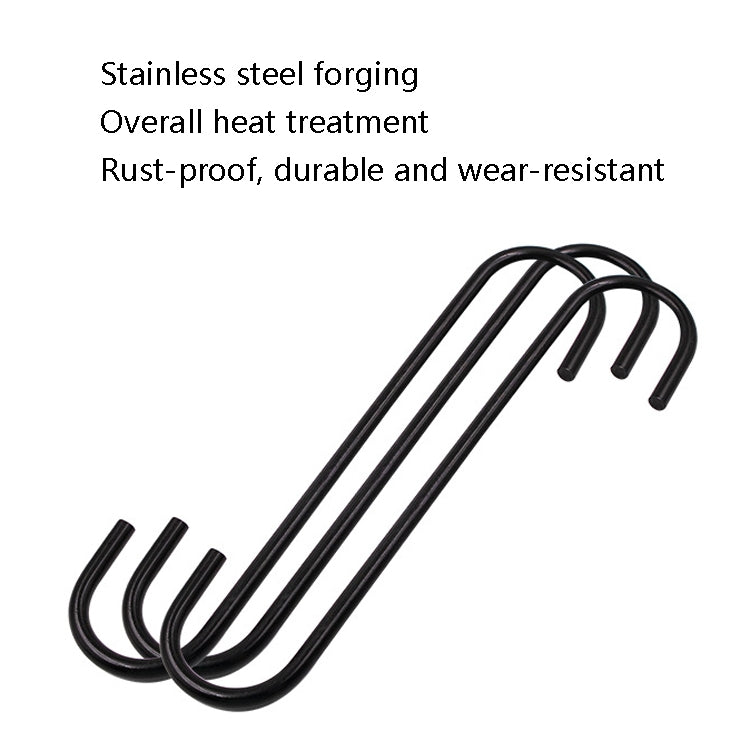 8 PCS S-Type Brake Pump Hanging Hook(Black) - Towing Bars by PMC TechLife | Online Shopping South Africa | PMC TechLife | Buy Now Pay Later Mobicred
