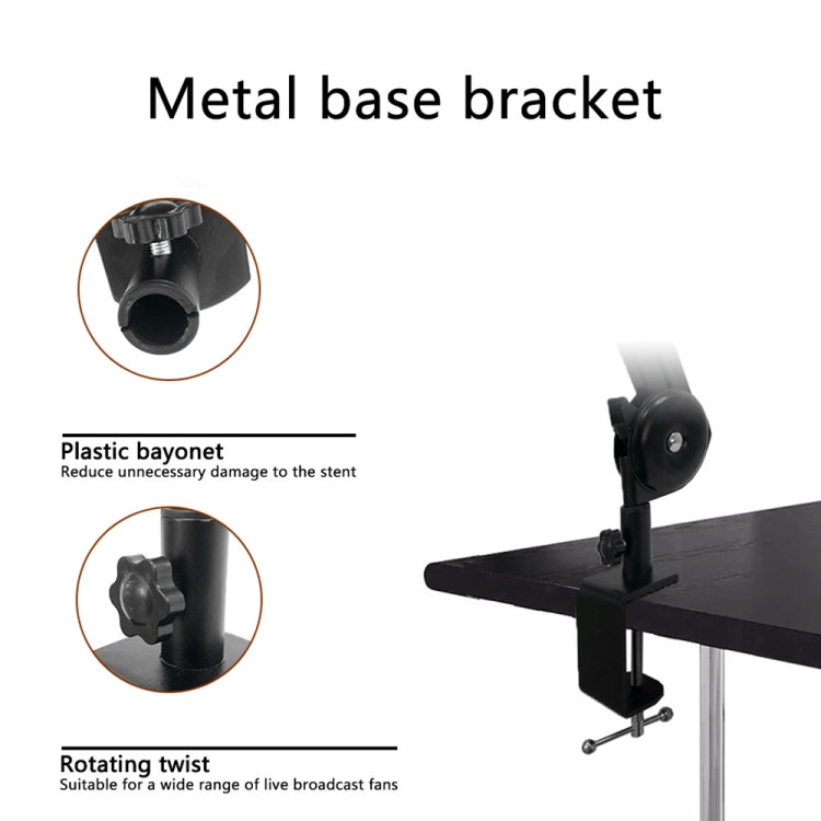 Microphone Desktop Cantilever Stent 360 Degree Rotating Bracket(GAZ-40P W) - Stand by PMC TechLife | Online Shopping South Africa | PMC TechLife | Buy Now Pay Later Mobicred