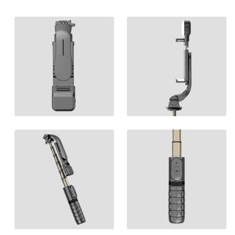 Mini Selfie Stick Integrated Multifunctional Bluetooth Selfie, Specification: Q10 68CM Without Fill Light - Selfie Sticks by PMC TechLife | Online Shopping South Africa | PMC TechLife | Buy Now Pay Later Mobicred