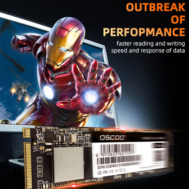 OSCOO ON900 PCIe NVME SSD Solid State Drive, Capacity: 128GB - Solid State Drives by OSCOO | Online Shopping South Africa | PMC Jewellery | Buy Now Pay Later Mobicred