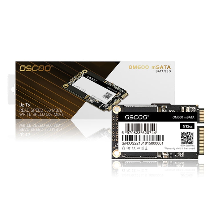 OSCOO OM600 MSATA Computer Solid State Drive, Capacity: 1TB - Solid State Drives by OSCOO | Online Shopping South Africa | PMC Jewellery | Buy Now Pay Later Mobicred