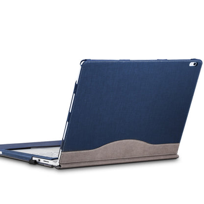 PU Leather Laptop Protective Sleeve For Microsoft Surface Book 2 15 inches(Deep Blue) - Other by PMC Jewellery | Online Shopping South Africa | PMC Jewellery | Buy Now Pay Later Mobicred