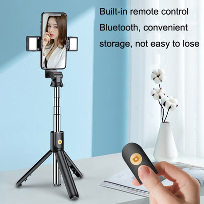 K12D Live Beauty Bluetooth Tripod Selfie Stick(Black) - Selfie Sticks by PMC Jewellery | Online Shopping South Africa | PMC Jewellery | Buy Now Pay Later Mobicred