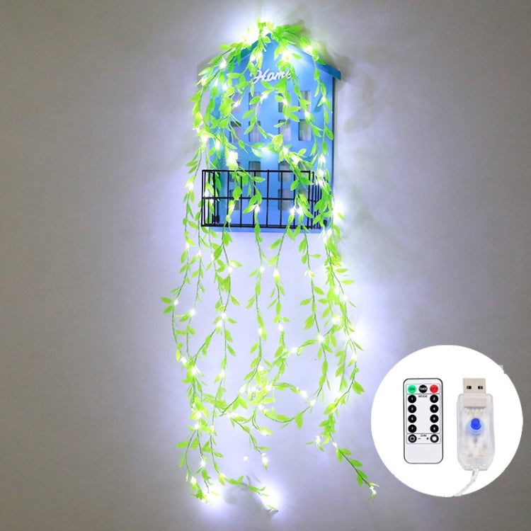 100 LEDs Simulation Planting Copper Wire Decorative Light, Spec:  USB + RC(White Light) - free shipping - PMc TechLife - Order now!