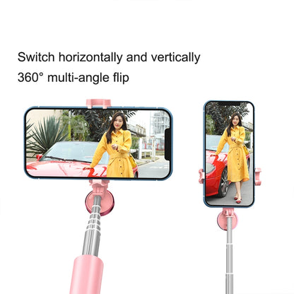 CYKE N-MY Integrated Tripod Bluetooth Live Selfie Stick(Pink) - Selfie Sticks by CYKE | Online Shopping South Africa | PMC Jewellery | Buy Now Pay Later Mobicred