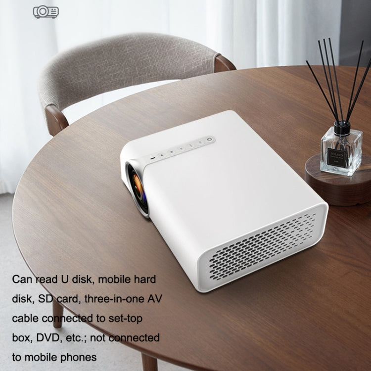 YG530 Home LED Small HD 1080P Projector, Specification: UK Plug(White) - LED Projector by PMC Jewellery | Online Shopping South Africa | PMC Jewellery | Buy Now Pay Later Mobicred