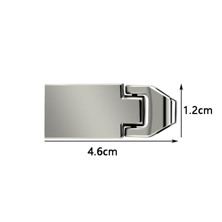 It02 High-Speed USB 2.0 Chain Buckle Metal USB Flash Drives, Capacity: 128GB(White) - USB Flash Drives by PMC Jewellery | Online Shopping South Africa | PMC Jewellery | Buy Now Pay Later Mobicred