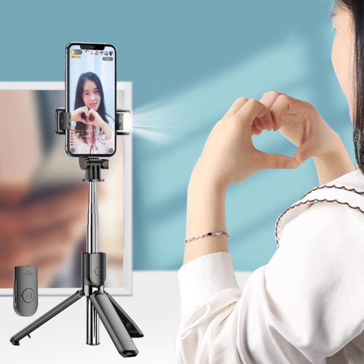 L03S Bluetooth Fill Light Tripod Integrated Selfie Stick(White) - Selfie Sticks by PMC Jewellery | Online Shopping South Africa | PMC Jewellery | Buy Now Pay Later Mobicred