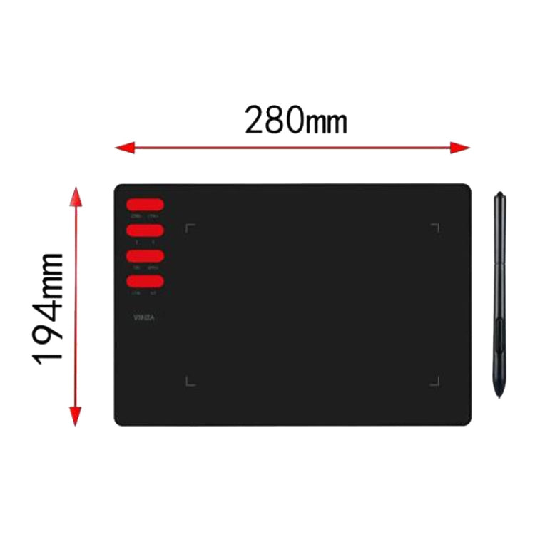 VINSA T505 Painting Board, Style: Package 3 -  by PMC TechLife | Online Shopping South Africa | PMC TechLife | Buy Now Pay Later Mobicred