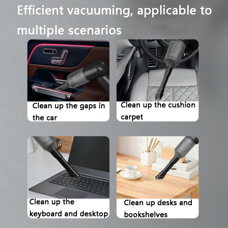 FL-8803 Portable Handheld Car Vacuum Cleaner, Style: 7.4V Charging Upgrade (White) - Vacuum Cleaner by PMC TechLife | Online Shopping South Africa | PMC TechLife | Buy Now Pay Later Mobicred