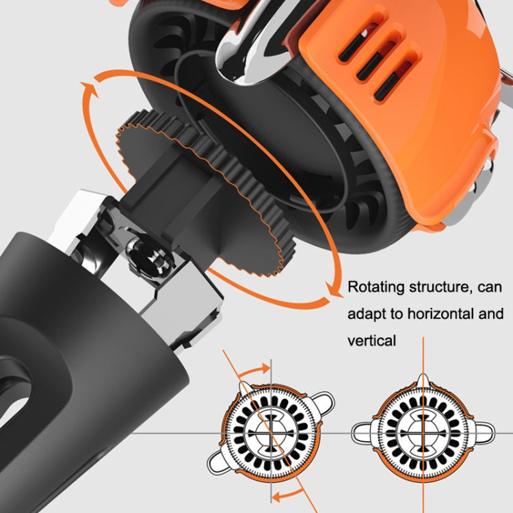 Car Air Conditioner Air Outlet Aromatherapy Small Fan(Orange) - Air Freshener by PMC TechLife | Online Shopping South Africa | PMC TechLife | Buy Now Pay Later Mobicred