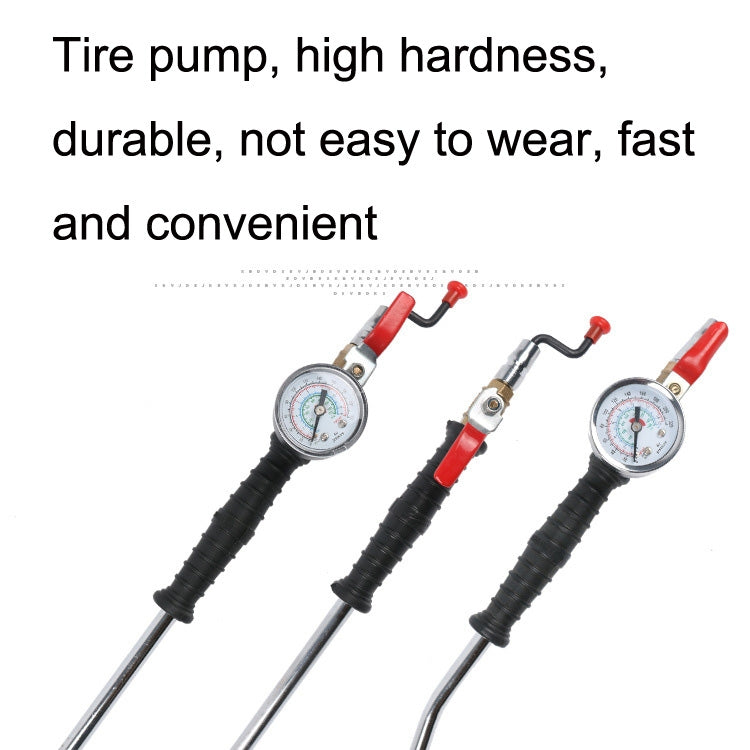 Car Tire Double-Ended Air Nozzle, Specification: Straight Handle With Gaselet - Other Tools by PMC Jewellery | Online Shopping South Africa | PMC Jewellery | Buy Now Pay Later Mobicred