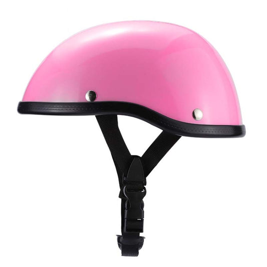 BSDDP A0315 Summer Scooter Half Helmet(Pink) - Protective Helmet & Masks by BSDDP | Online Shopping South Africa | PMC Jewellery | Buy Now Pay Later Mobicred