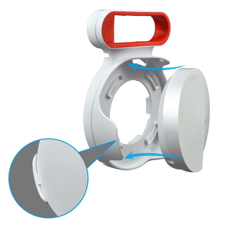 Router Wall Mount Bracket for TP-LINK DECO M5, Specification: For UK Plug(Red) - Other Accessories by PMC TechLife | Online Shopping South Africa | PMC TechLife | Buy Now Pay Later Mobicred