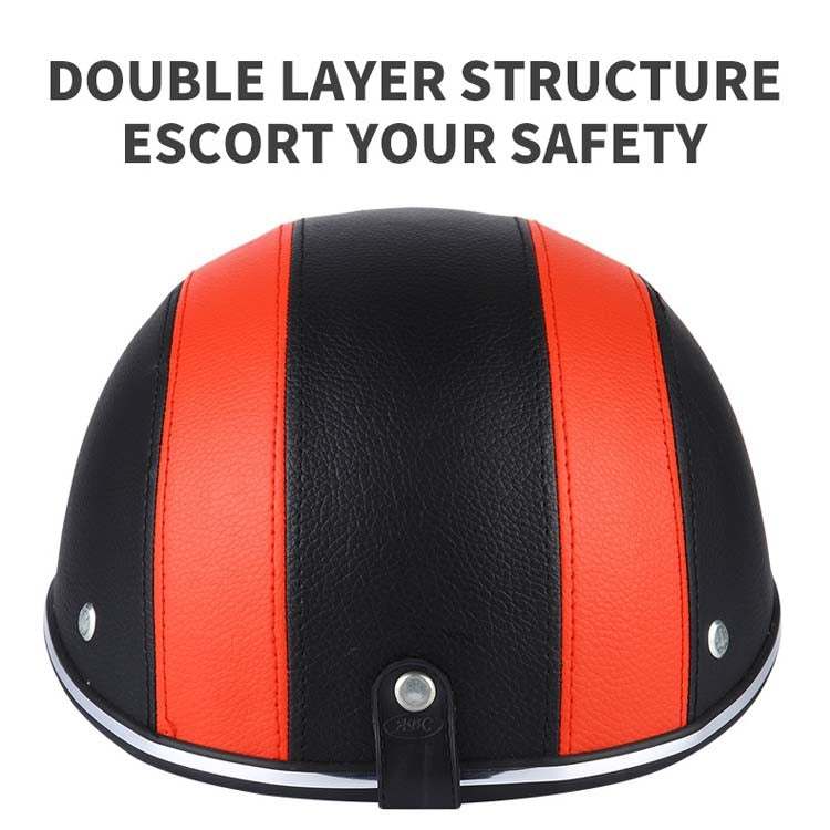 BSDDP A0322 Summer Half Helmet Lightweight Safety Helmet(Black) - Protective Helmet & Masks by BSDDP | Online Shopping South Africa | PMC Jewellery | Buy Now Pay Later Mobicred