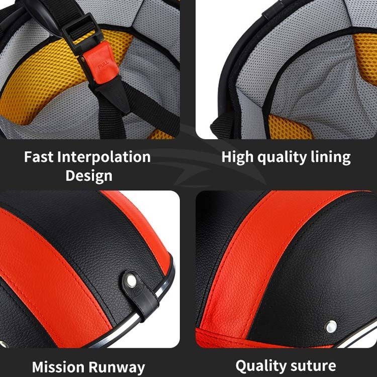 BSDDP A0322 Summer Half Helmet Lightweight Safety Helmet(Blue) - Protective Helmet & Masks by BSDDP | Online Shopping South Africa | PMC TechLife | Buy Now Pay Later Mobicred