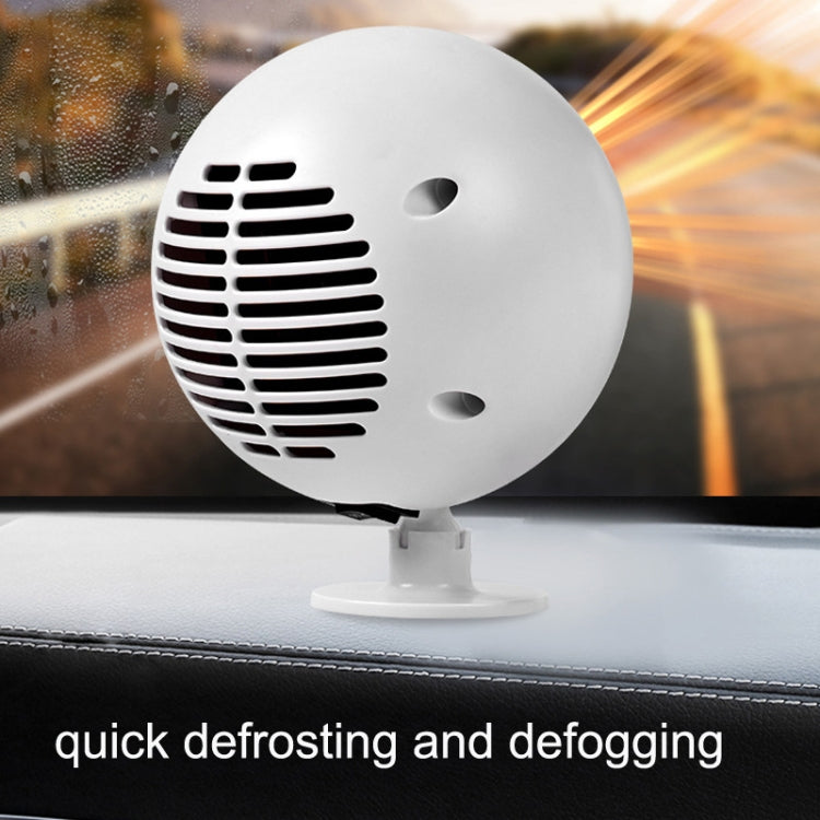 12V Car Heater Defroster(White) - Heating & Fans by PMC Jewellery | Online Shopping South Africa | PMC Jewellery | Buy Now Pay Later Mobicred