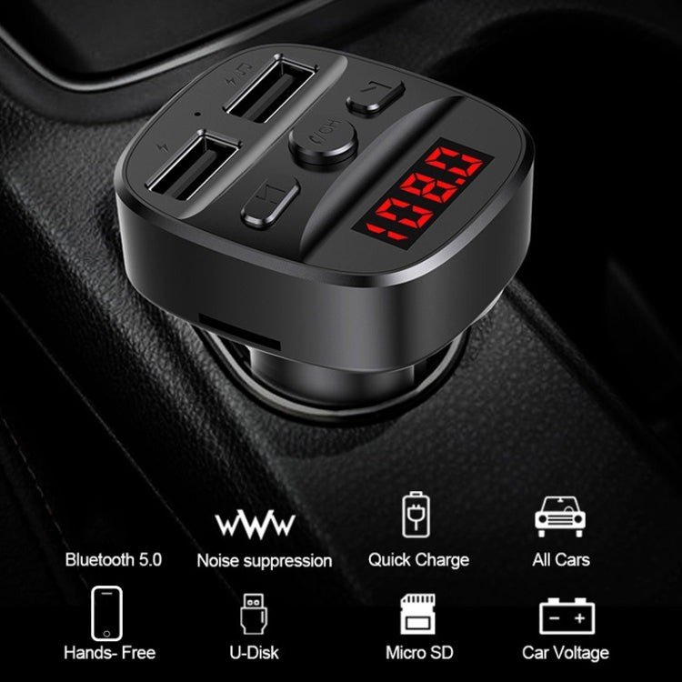 T60 Car MP3 Bluetooth Player Charger - Bluetooth Car Kits by PMC TechLife | Online Shopping South Africa | PMC TechLife | Buy Now Pay Later Mobicred