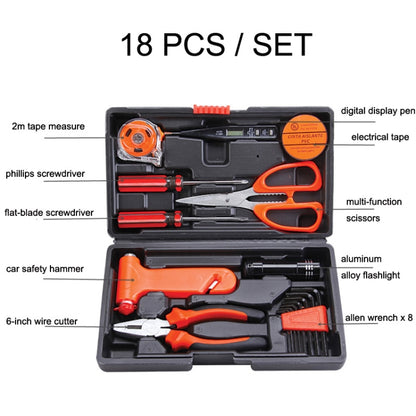 18 PCS / Set JT-18 Car Life Hammer Hand Tools Set - Hand Tool Sets by PMC Jewellery | Online Shopping South Africa | PMC Jewellery | Buy Now Pay Later Mobicred