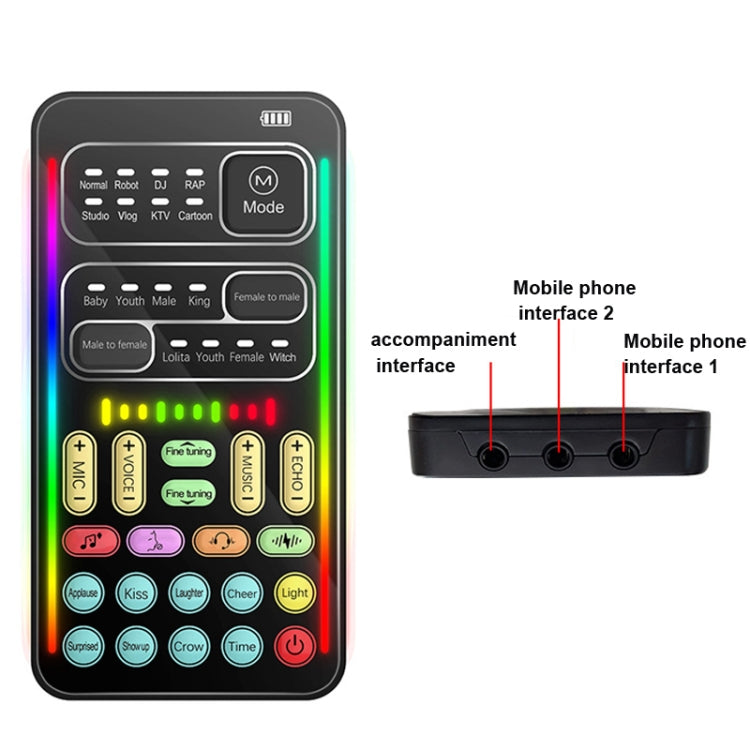 i9  Voice Changer Game Live Broadcast Mobile Computer Sound Card - Live Sound Effects Processors by PMC TechLife | Online Shopping South Africa | PMC TechLife | Buy Now Pay Later Mobicred