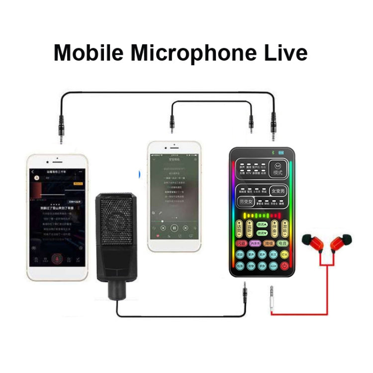 i9  Voice Changer Game Live Broadcast Mobile Computer Sound Card - Live Sound Effects Processors by PMC TechLife | Online Shopping South Africa | PMC TechLife | Buy Now Pay Later Mobicred