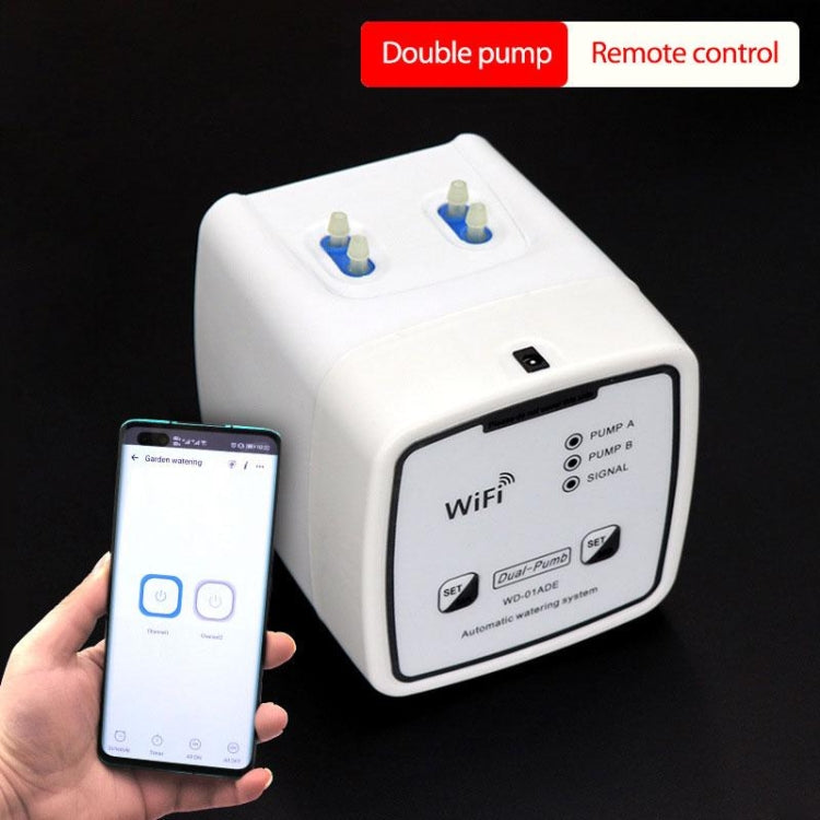 WD-01ADE WIFI Gardening Drip Irrigation Controller, Specification: Double Pump 15 Pots(AU Plug) - Watering & Irrigation by PMc TechLife | Online Shopping South Africa | PMc TechLife | Buy Now Pay Later Mobicred