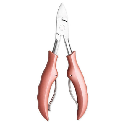 Stainless Steel Nail Clippers Olecranon Dead Skin Pliers Set(Pink ABS Handle) - Nail Clipper by PMC Jewellery | Online Shopping South Africa | PMC Jewellery | Buy Now Pay Later Mobicred