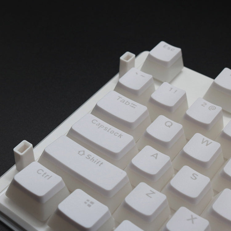 Pudding Double-layer Two-color 108-key Mechanical Translucent Keycap(Gray) - Silicone / Sticker by PMC Jewellery | Online Shopping South Africa | PMC Jewellery | Buy Now Pay Later Mobicred