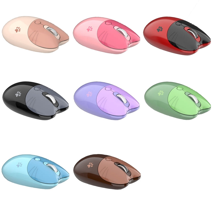 M3 3 Keys Cute Silent Laptop Wireless Mouse, Spec: Bluetooth Wireless Version (Milk Tea) - Wireless Mice by PMC Jewellery | Online Shopping South Africa | PMC Jewellery | Buy Now Pay Later Mobicred