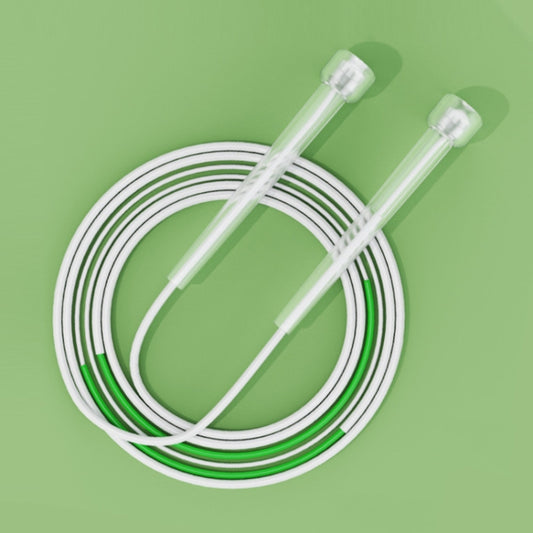 Children Speed Skipping Sports Rope, Style: 3 Sections 2.4m (White Green) - Sporting goods by PMC Jewellery | Online Shopping South Africa | PMC Jewellery | Buy Now Pay Later Mobicred