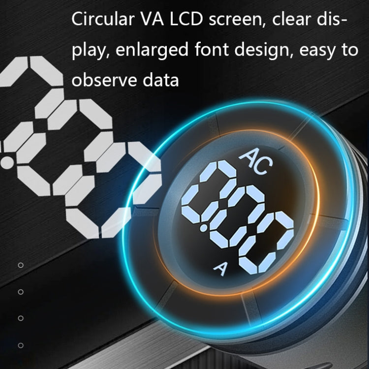 Peacefair PZEM-024A 100A Circular LCD AC Digital Ammeter, Specification: Open and Closed CT - Current & Voltage Tester by Peacefair | Online Shopping South Africa | PMC Jewellery | Buy Now Pay Later Mobicred