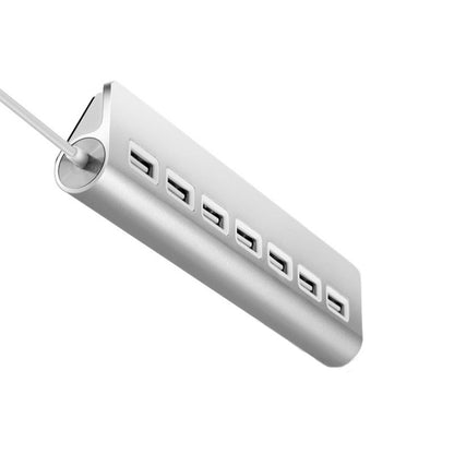 THL059 USB2.0 7 In 1 Aluminum Alloy HUB(7 Ports) - USB 2.0 HUB by PMC Jewellery | Online Shopping South Africa | PMC Jewellery | Buy Now Pay Later Mobicred