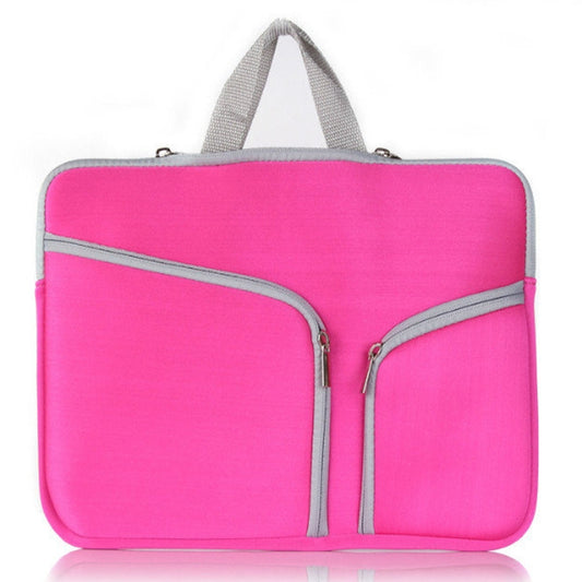 T228 Diving Material Computer Bag Multi-pocket Laptop Liner Bag, Size: 17 Inch(Rose) - 15.6 - 17 inch by PMC Jewellery | Online Shopping South Africa | PMC Jewellery | Buy Now Pay Later Mobicred