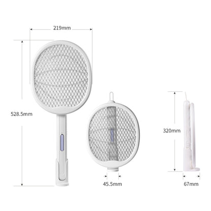 USB Household Electric Mosquito Swatter Purple Light Mosquito Attracting Lamp(White) - Fly Swatter by PMC Jewellery | Online Shopping South Africa | PMC Jewellery | Buy Now Pay Later Mobicred