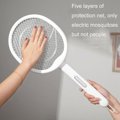 USB Household Electric Mosquito Swatter Purple Light Mosquito Attracting Lamp(White) - Fly Swatter by PMC Jewellery | Online Shopping South Africa | PMC Jewellery | Buy Now Pay Later Mobicred