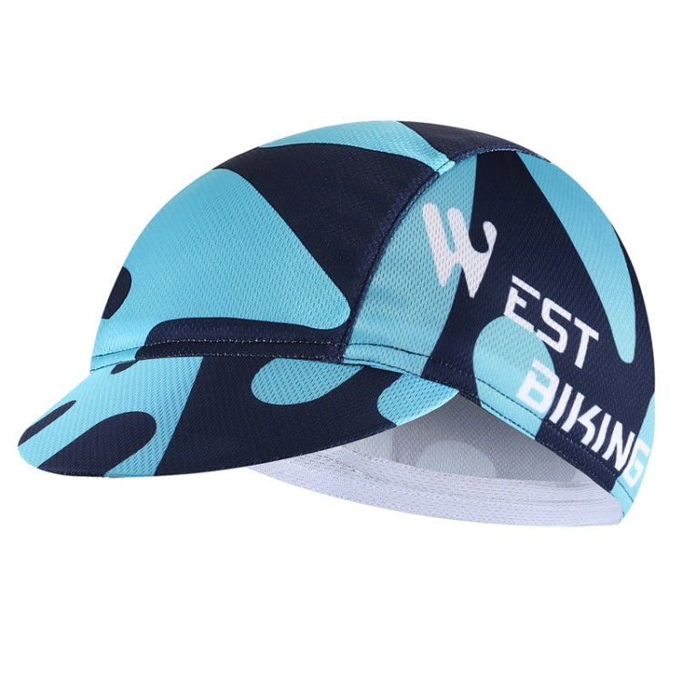 WEST BIKING Cycling Outdoor Sports Sun Protection Peaked Cap, Size: Free Size(Spots Green/Navy) - Peaked Cap by WEST BIKING | Online Shopping South Africa | PMC Jewellery