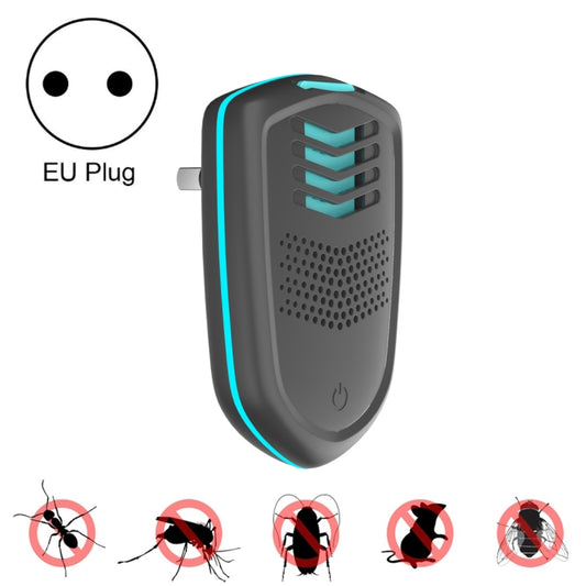 Pest Repeller Ultrasonic Mosquito Repeller Incense Heating Plug-In Mouse Repeller EU Plug(Black) - Repellents by PMC Jewellery | Online Shopping South Africa | PMC Jewellery | Buy Now Pay Later Mobicred