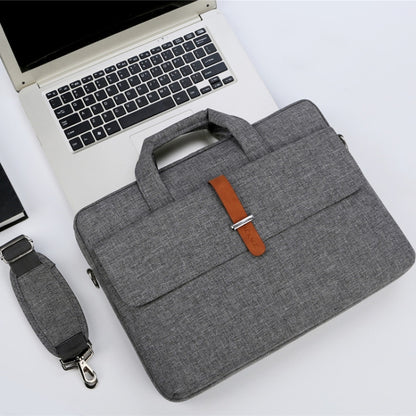 Multifunctional Wear-resistant Shoulder Handheld Laptop Bag, Size: 15 - 15.6 inch(Gray) - 15 inch by PMC Jewellery | Online Shopping South Africa | PMC Jewellery | Buy Now Pay Later Mobicred