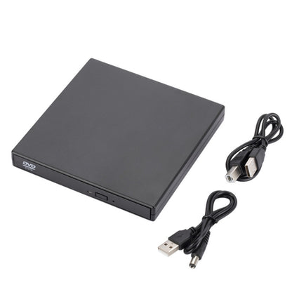 External USB2.0 DVD Optical Drive Notebook Desktop All-In-One CD Burner(Black) - Rewritable Drive by PMC Jewellery | Online Shopping South Africa | PMC Jewellery